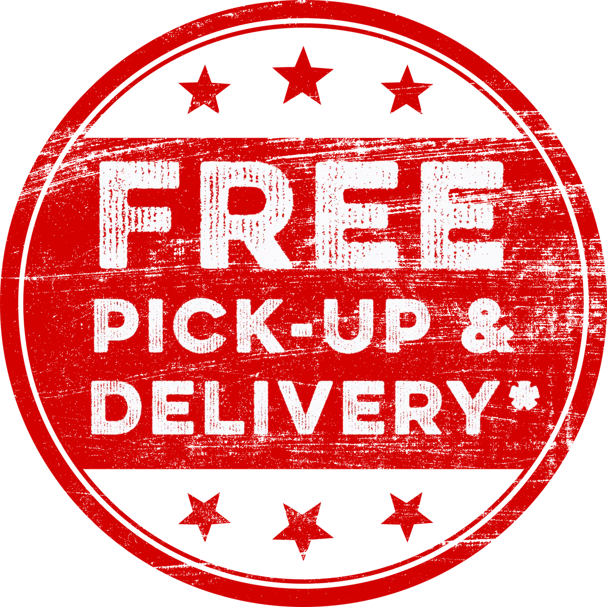 Free pickup and delivery